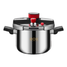 eox 德国304不锈钢高压锅 大容量 燃气电磁炉通用  22cm 6L