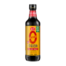 海天酱油 0添加草菇老抽 500mL 1瓶