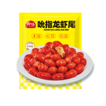 微信小程序，PLUS会员:柳伍 吮指小龙虾尾 香辣130g*5袋