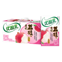 再降价、PLUS会员：伊利优酸乳 贵妃荔枝味 250ml*24盒/箱