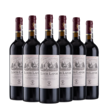 （LOUIS LAFON）路易拉菲 法国进口红酒整箱 750ML*6支礼盒装