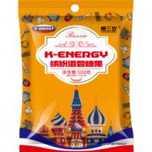 PLUS会员：XIONGSANSUI 熊三岁 缤纷混合糖果500g
