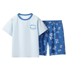 顶瓜瓜儿童睡衣男童女孩莫代尔短袖短裤套装女童家居服夏季薄款