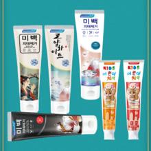 拍4件 韩国occolourful美白牙膏