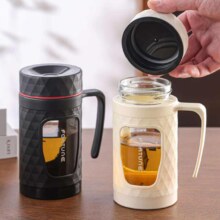 新款2025泡茶杯玻璃杯 500ml 1只 多色可选