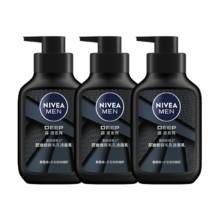 plus会员:妮维雅（NIVEA）男士洗面奶 DEEP控油细致毛孔洁面三支套装