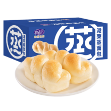 京东百亿补贴：港荣 蒸面包整箱健康营养早餐手撕小面包 奶黄味460g