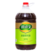 道道全菜籽油 食用油 清香菜籽油 物理压榨非转基因 4L*1桶