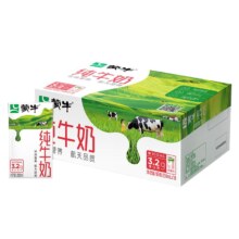 蒙牛 全脂灭菌乳纯牛奶  250ml*18盒29.44元（+10.46元淘金币）