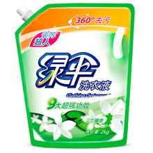 绿伞 去污超人洗衣液 2kg 玉兰幽香