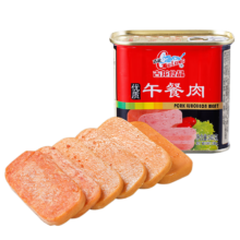 plus会员、需首购:古龙 优质午餐肉罐头340g
