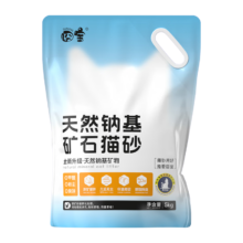 Plus会员:囧宝 钠基矿物猫砂 原味奶香5kg
