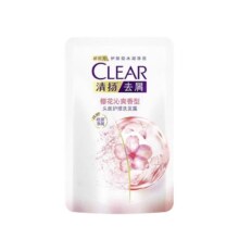 清扬 樱花沁爽去屑洗头水补充装 200g*5袋