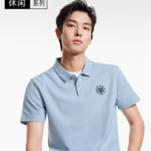JACK&JONES杰克琼斯男士商务休闲百搭凉感 POLO衫