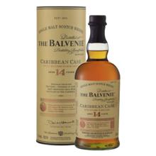 88VIP会员：百富 THE BALVENIE 14年 加勒比朗姆桶 单一麦芽 苏格兰威士忌 43%vol 700ml 礼盒装
