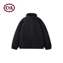 C&A 童装男童女童内穿保暖内胆冲锋衣口袋内胆冬春秋可穿 黑色 130