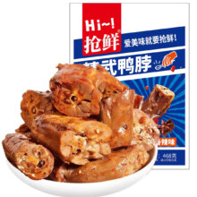 plus会员：抢鲜 武汉特产 精武鸭脖 香辣味468g