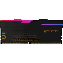 宏碁掠夺者 Hermes冰刃系列 DDR5 7200MHz RGB 台式机内存 马甲条 石耀黑 32GB 16GBx2 C34