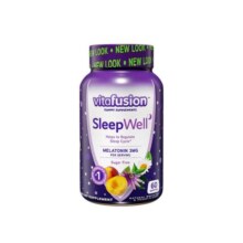 vitafusion褪黑素sleepwell退黑素片vf睡眠糖安瓶进口软糖60粒