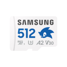 需plus会员：三星（SAMSUNG）512GB TF(MicroSD) 内存卡 A2 U3 V30 4K sonic存储卡 读180MB/s