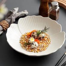 餐将军 釉下彩陶瓷牛排盘 8英寸