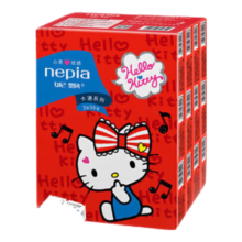 Nepia 妮飘 手帕纸 3层10抽*36包hello kitty凯蒂卡通无香印花