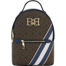 BALLY 秋冬女士中号合成革印花双肩背包 银泰百货精品 301358