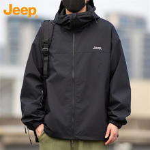 Jeep 男士工装夹克情侣款