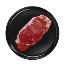 恒都 国产谷饲西冷原切牛排 450g （3-4片）健身生鲜牛肉