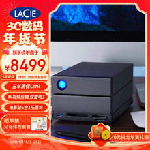 莱斯 雷孜 移动桌面硬盘 16TB 企业级 2big Dock 机械硬盘 Type-C/雷电3/4 双2盘位磁盘阵列 CMR垂直