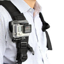 TELESIN 大疆action4/5pro运动相机支架适配gopro12 11背包夹配件insta360胸前固定夹