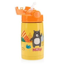 Nuby 儿童保温杯 黄色小熊 300ml