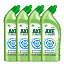 斧头牌（AXE）洁厕灵晶怡除菌洁厕液500g厕所马桶清洁剂洁厕剂 晶怡除菌洁厕液（4瓶）