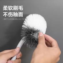 厨房洁具 QWC 无死角弯头马桶刷1个（送挂钩1个）4.72元
