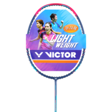 VICTOR威克多胜利羽毛球拍全碳素铁锤维克多进攻超轻单拍规格随机 TKHMRLEX云峰白6U 小铁锤