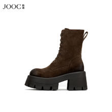 玖诗 JOOC 复古马丁靴秋冬新款厚底百搭短靴女鞋时尚