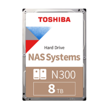 东芝（TOSHIBA）8TB NAS网络存储机械硬盘私有云家庭文件存储7200转 512MB SATA接口N300系列