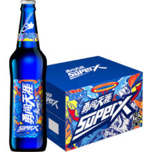 Snowbeer 雪花啤酒 勇闯天涯 superX 500ml*12瓶 *3件