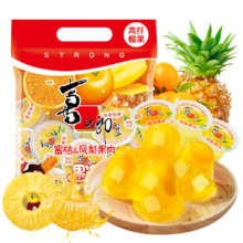 京东Plus、需换购：喜之郎蜜桔凤梨果肉果冻加椰果15杯共520g
