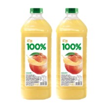 汇源 100%桃混合果汁2L*1瓶装