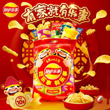 88VIP会员：乐事 薯片新年分享大礼包370gx1包零食休闲小吃年货囤货