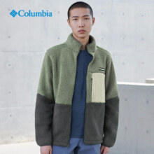 Columbia23秋冬新款哥伦比亚抓绒衣男户外厚实休闲保暖拼色运动外套AE0790 397 L/180