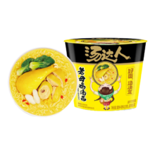 plus会员:统一汤达人 老母鸡汤面 桶面 110g*12桶 整箱装 *3件