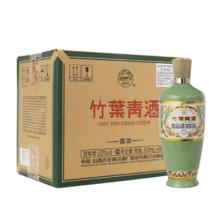 竹叶青 酒 荣耀 绿瓶 山西杏花村汾酒 优质汾酒基酒 露酒 53度 500mL 6瓶 整箱装