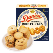 需首购：皇冠（danisa）丹麦曲奇黄油饼干原味90g *1