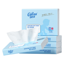 需首购、PLUS会员：可心柔（COROU）V9婴儿抽纸保湿纸餐巾纸3层 60抽*5包