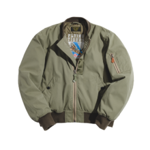 MADEN 马登工装 美式复古MA-1飞行夹克 加厚棒球服