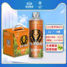 LION 狮王 浑浊IPA啤酒 1L*6桶