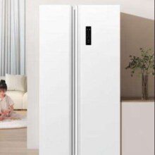TCL650升T5超大容量对开双开门多门白色冰箱一级能效风冷无霜一体双变频家用电冰箱国家补贴R650T5-S