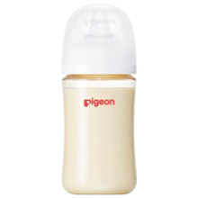 贝亲（Pigeon）婴儿PPSU奶瓶第3代 240ml 母乳质感宽口径 自带M号